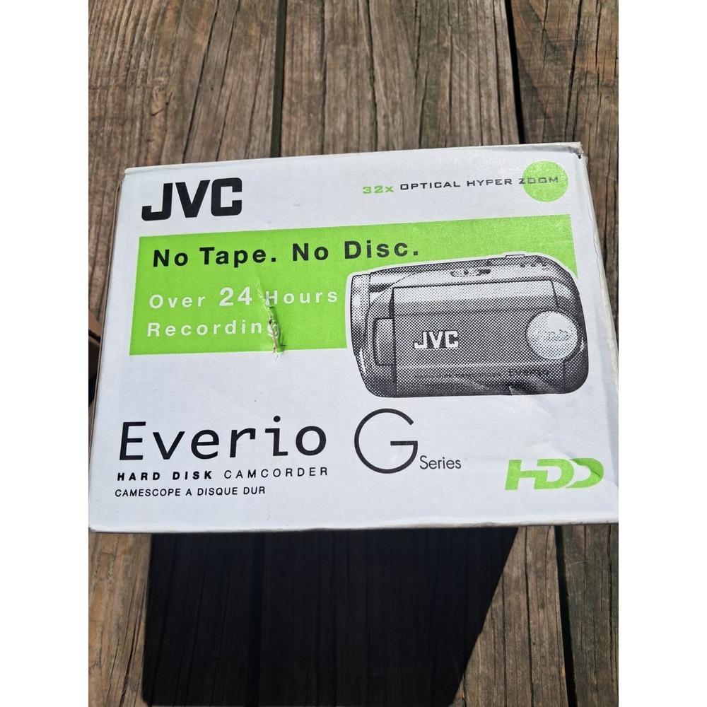 JVC Everio G-Series GZ-MG21U 20GB Hard Disk Camcorder HDD Open Box